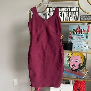 Sale!! NWOT Bandeaux dress burgundy
